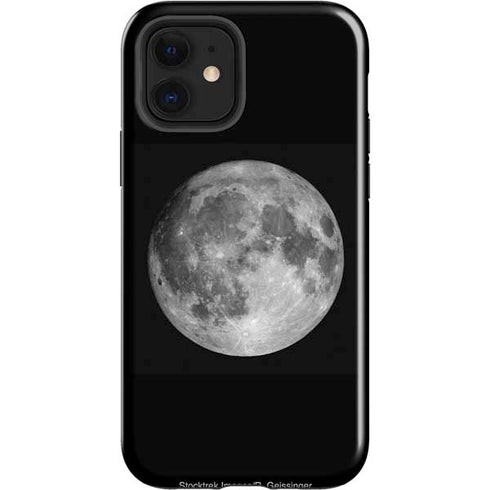 Full Moon Space iPhone 12 Impact Case