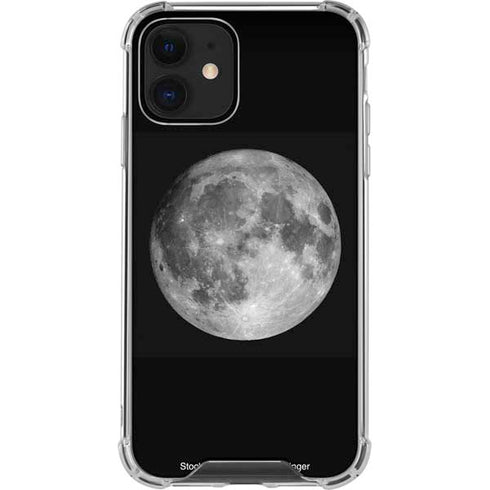 Full Moon Space iPhone 12 Mini Clear Case