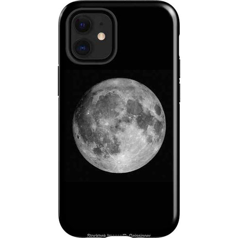 Full Moon Space iPhone 12 Mini Impact Case