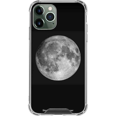 Full Moon Space iPhone 12 Pro Clear Case