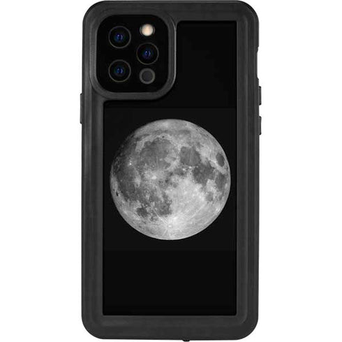 Full Moon Space iPhone 12 Pro Waterproof Case