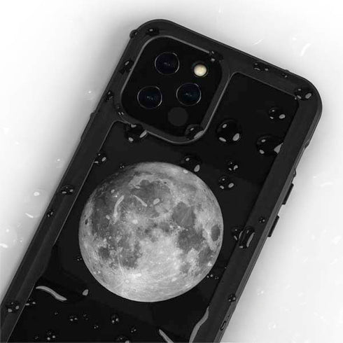Full Moon Space iPhone 12 Pro Waterproof Case