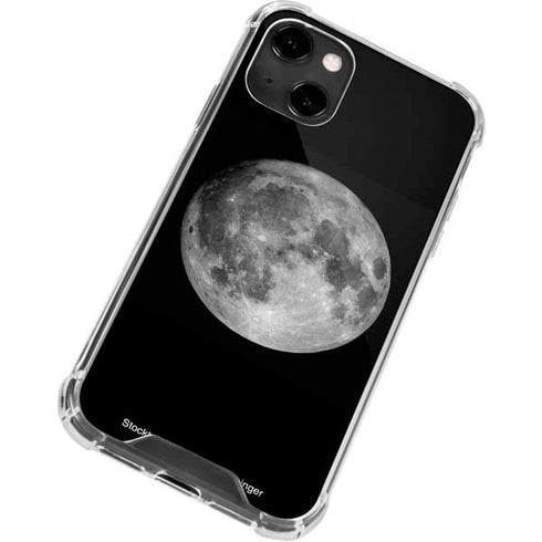 Full Moon Space iPhone 13 Clear Case