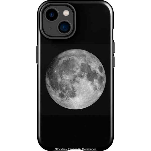Full Moon Space iPhone 15 Plus Impact Case