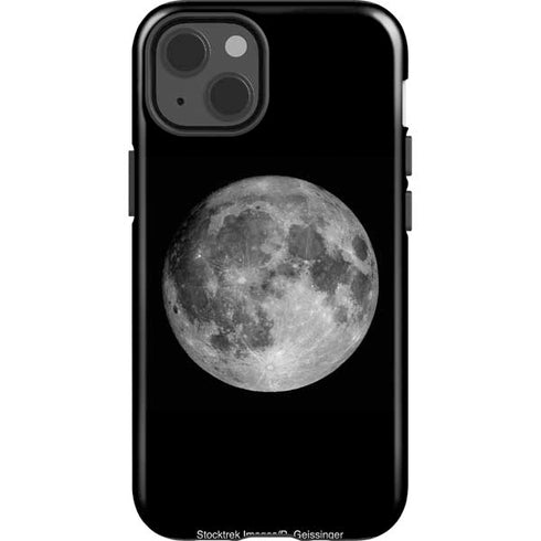 Full Moon Space iPhone 15 Impact Case