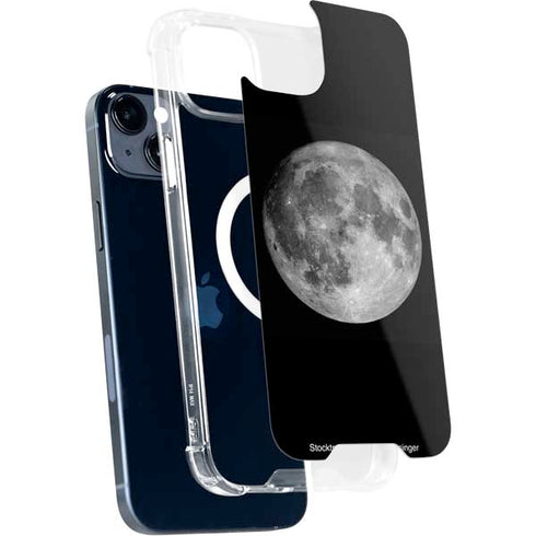 Full Moon Space iPhone 15 Plus MagSafe Case