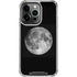 Full Moon Space iPhone 15 Pro Clear Case