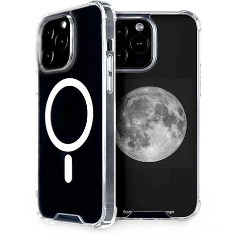 Full Moon Space iPhone 15 Pro Max MagSafe Case