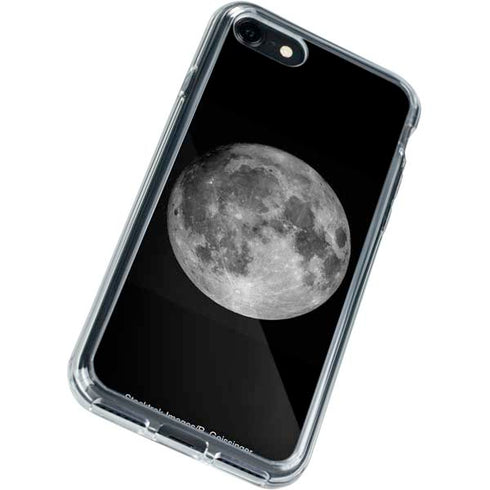 Full Moon Space iPhone SE (2nd & 3rd Gen) Clear Case