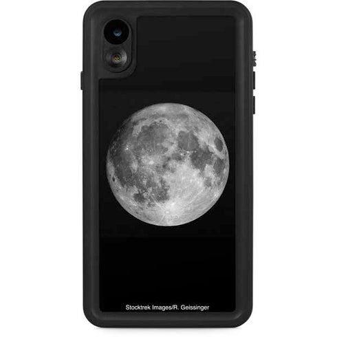 Full Moon Space iPhone XR Waterproof Case