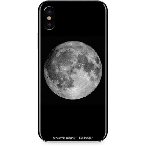 Full Moon Space iPhone XS Skin