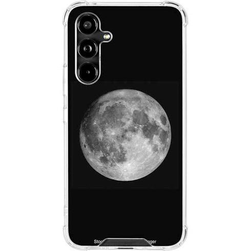 Full Moon Space Galaxy A54 5G Clear Case