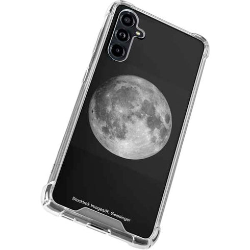 Full Moon Space Galaxy A54 5G Clear Case