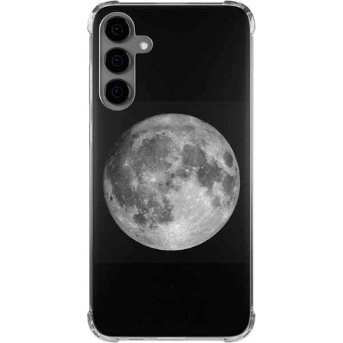 Full Moon Space Galaxy S24 Plus Clear Case