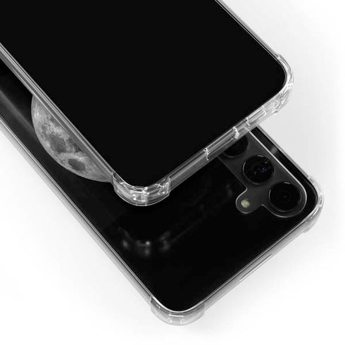 Full Moon Space Galaxy S24 Plus Clear Case