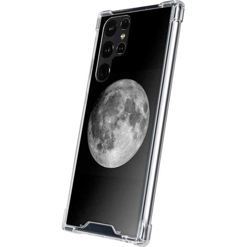 Full Moon Space Galaxy S24 Ultra Clear Case