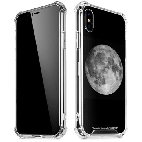 Full Moon Space iPhone XS Max Clear Case