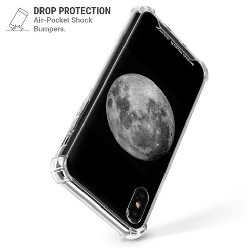 Full Moon Space iPhone XS Max Clear Case