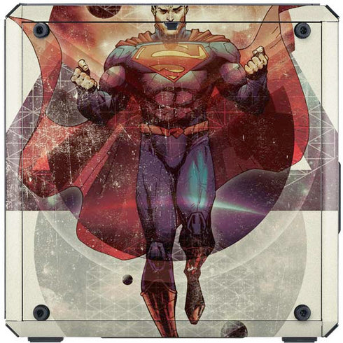 DC Comics Superman Galaxy Flying Cooler Master MasterBox Q300L Mini Tower Skin