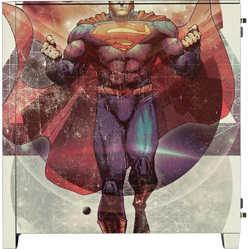 DC Comics Superman Galaxy Flying Corsair 4000D Tempered Glass Mid-Tower ATX Case Skin