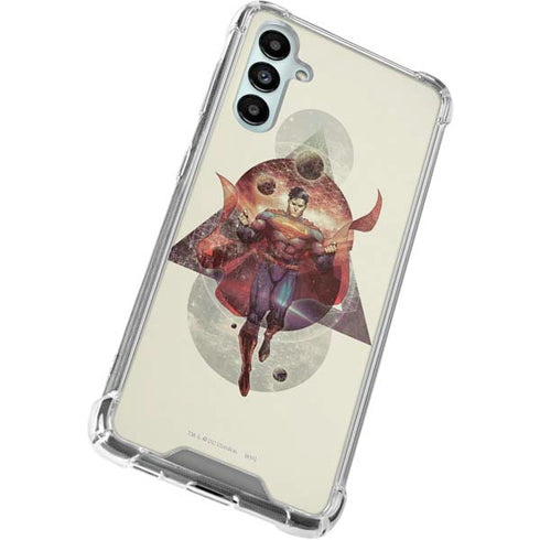 DC Comics Superman Galaxy Flying Galaxy A14 5G Clear Case