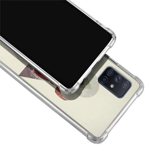 DC Comics Superman Galaxy Flying Galaxy A71 5G Clear Case