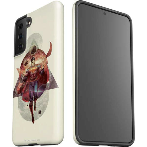 DC Comics Superman Galaxy Flying Galaxy S21 FE Pro Case