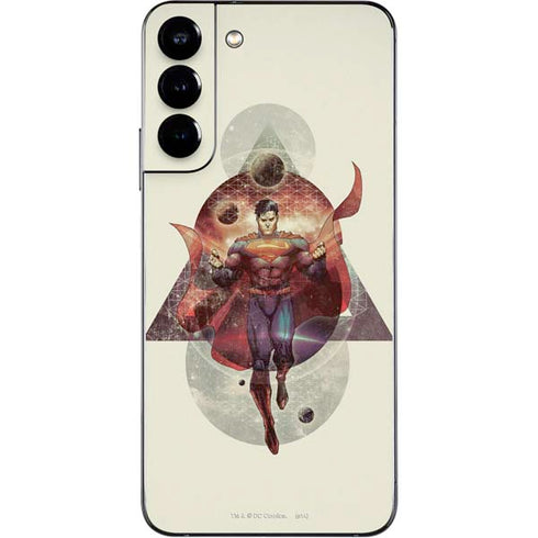 DC Comics Superman Galaxy Flying Galaxy S22 Plus Skin
