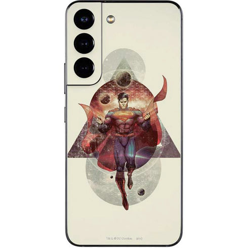 DC Comics Superman Galaxy Flying Galaxy S22 Skin