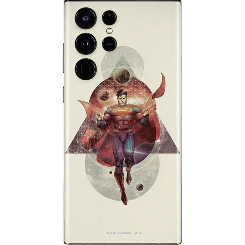 DC Comics Superman Galaxy Flying Galaxy S22 Ultra Skin