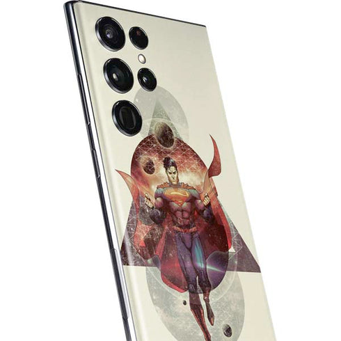 DC Comics Superman Galaxy Flying Galaxy S22 Ultra Skin