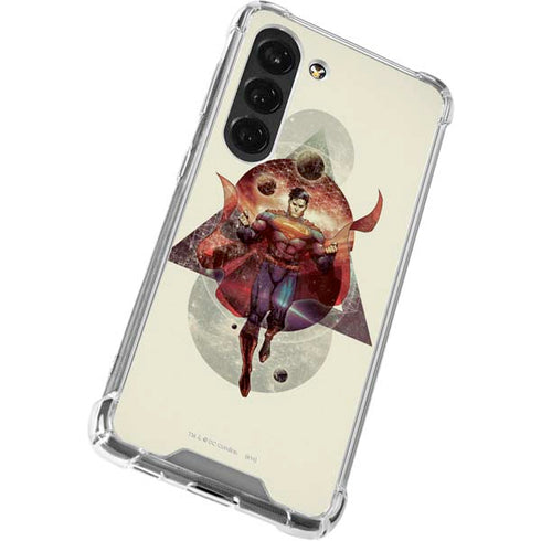 DC Comics Superman Galaxy Flying Galaxy S23 Clear Case