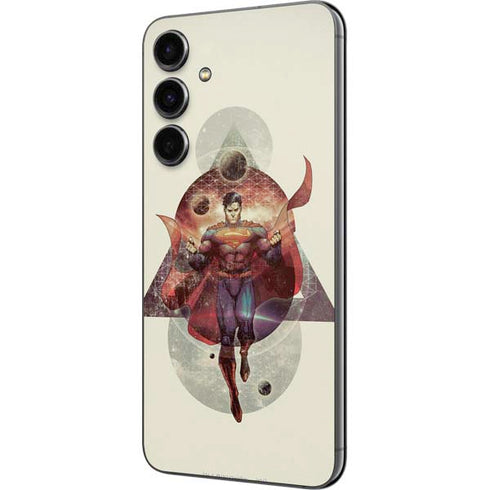 DC Comics Superman Galaxy Flying Galaxy S23 FE Skin
