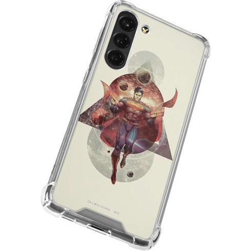 DC Comics Superman Galaxy Flying Galaxy S23 Plus Clear Case