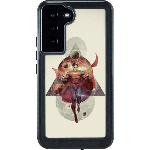 DC Comics Superman Galaxy Flying Galaxy S23 Plus Waterproof Case