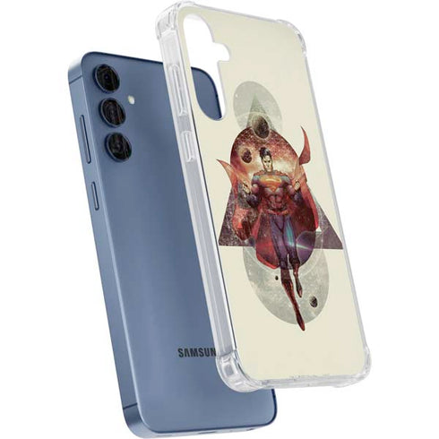 DC Comics Superman Galaxy Flying Galaxy S24 Clear Case