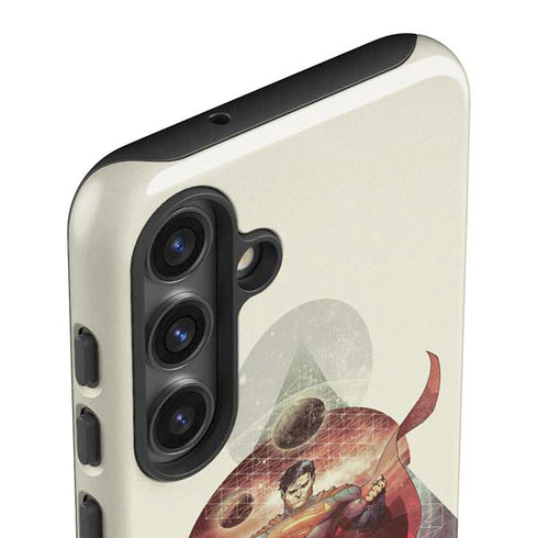 DC Comics Superman Galaxy Flying Galaxy S24 Plus Impact Case