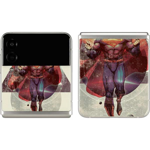 DC Comics Superman Galaxy Flying Galaxy Z Flip3 5G Skin