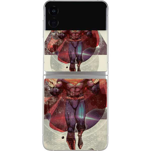 DC Comics Superman Galaxy Flying Galaxy Z Flip3 5G Skin