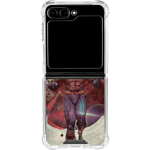 DC Comics Superman Galaxy Flying Galaxy Z Flip5 5G Clear Case