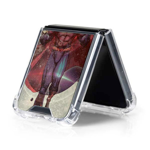 DC Comics Superman Galaxy Flying Galaxy Z Flip5 5G Clear Case