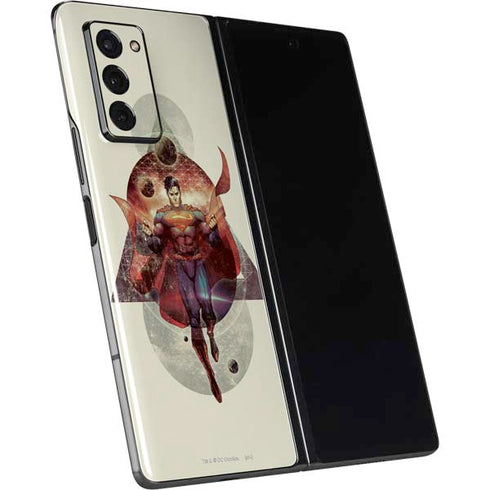 DC Comics Superman Galaxy Flying Galaxy Z Fold2 5G Skin