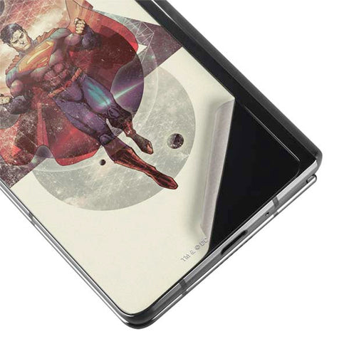 DC Comics Superman Galaxy Flying Galaxy Z Fold2 5G Skin