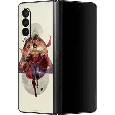 DC Comics Superman Galaxy Flying Galaxy Z Fold3 5G Skin