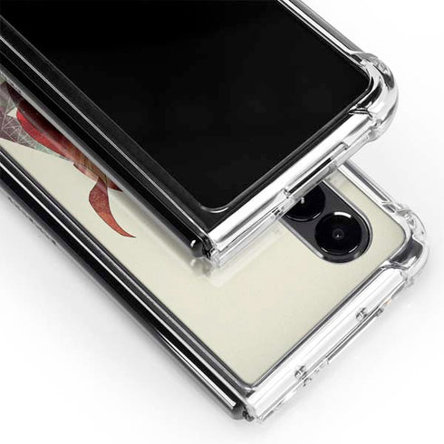 DC Comics Superman Galaxy Flying Galaxy Z Fold4 5G Clear Case