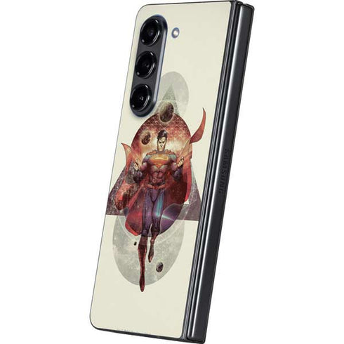 DC Comics Superman Galaxy Flying Galaxy Z Fold5 5G Skin