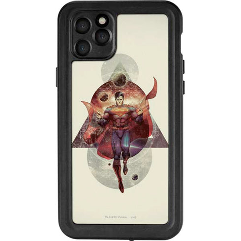 DC Comics Superman Galaxy Flying iPhone 11 Pro Max Waterproof Case
