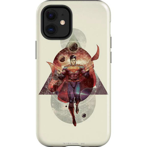 DC Comics Superman Galaxy Flying iPhone 12 Mini Impact Case