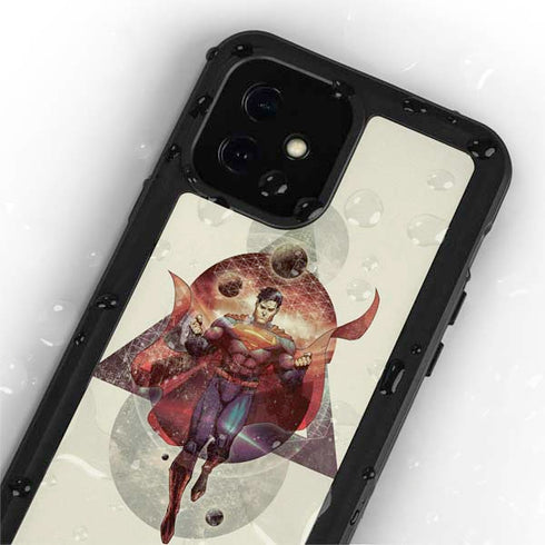 DC Comics Superman Galaxy Flying iPhone 12 Mini Waterproof Case