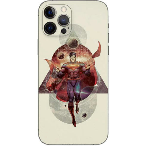 DC Comics Superman Galaxy Flying iPhone 12 Pro Skin
